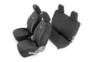 Seat Covers Front and Rear Jeep Wrangler JK 4WD (2007-2010)