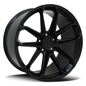 22 Wheels: Replica Porsche Satin Black