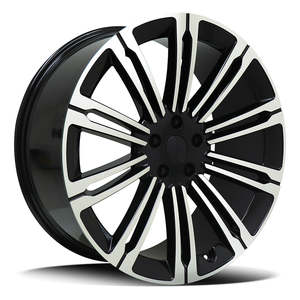 22 Wheels: Replica Landrover Black Polish