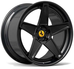 DTM Forged Series F52 Satin Black Gloss Black Lip