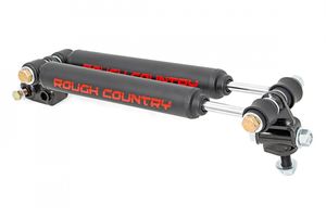 Dual Steering Stabilizer 2.5-6.5 Inch Lift Jeep Comanche MJ/Wrangler TJ/Wrangler Unlimited