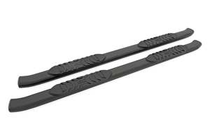 Rough Country: Oval Nerf Step Crew Cab Black Ram 1500 (19-26)/1500 TRX (21-24)