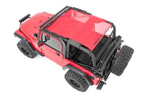 Mesh Bikini Top Jeep Wrangler TJ (1997–2006) – Red