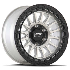 Negu N12 Silver Machined Matte Black Lip