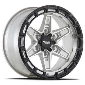 Negu N11 Silver Machined Black Lip