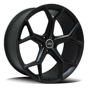 19 Wheels: Replica Audi Rea5690sb Satin Black