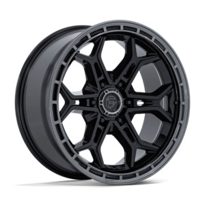 20 Wheels: Fuel Fc896d Black With Gunmetal Lip