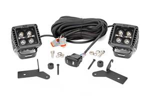 LED Ditch Light Kit Hinge Mount Jeep Gladiator JT/Wrangler JL (18-26)