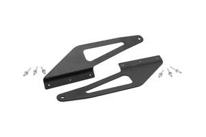 LED Light Mount Upper Windshield 50" Curved Jeep Grand Cherokee ZJ (93-98)