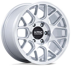 KMC XD Fc730 Gloss Silver Machined Face