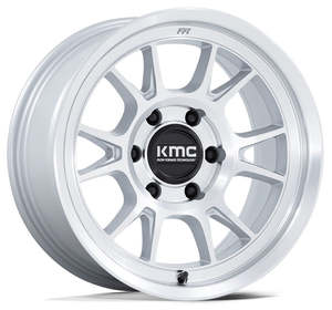 KMC XD Km729 Gloss Silver Machined Face