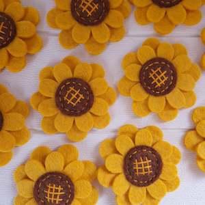 Felt Sunflower
