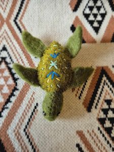 Small World Play: Felt Turtle