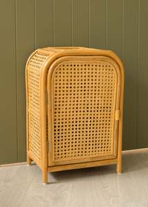 Rattan Bedside/Fridge/Cupboard