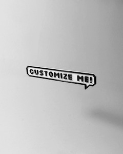 Customisable 8-Bit Speech Bubble