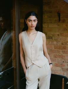 All: {SOLD} Gentleman Waistcoat in Bone Check