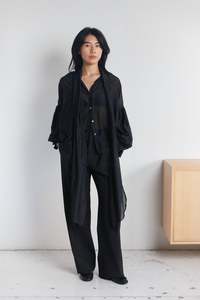 All: Bow Blouse in Black Liberty