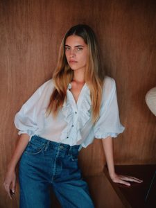 All: Jane Blouse in Powder Blue Liberty