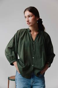 All: Everyday Blouse in Jungle Cotton Voile