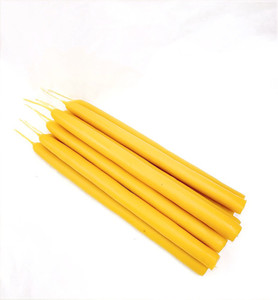 Beeswax Taper candles mahurangiolives