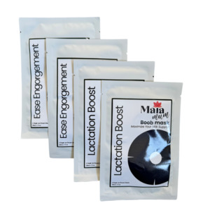 Our Range: Mask Set - 4 Boob Mask sets (2 Lactation, 2 Engorgement)