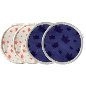 Breastfeeding Care: 2 Pairs of Reusable Breast Pads