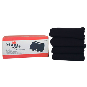 C Section Range: Washable Postpartum Underwear - 4 Pack