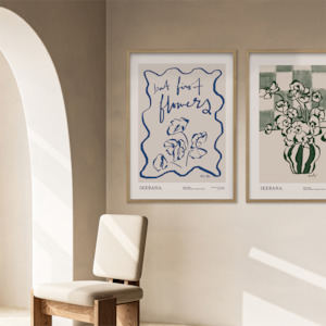 Prints: Ikebana But First Flowers