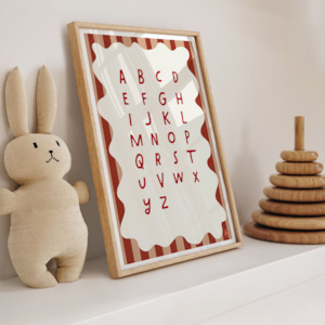 Alphabet Chart (wine) - digital download