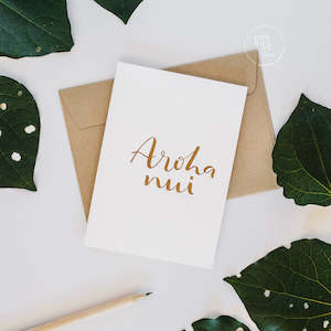 Totara Range: 'Much love' Greeting Card