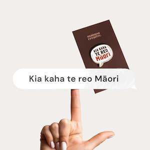 Sale Discounted Stock: Kia Kaha Te Reo Māori Bundle | Decal + Pin Combo