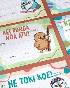 Bilingual Māori Certificates for Schools & ECE | 120 Pack