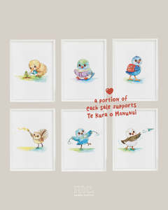 Aotearoa Manu Watercolour Bundle | Digital Download