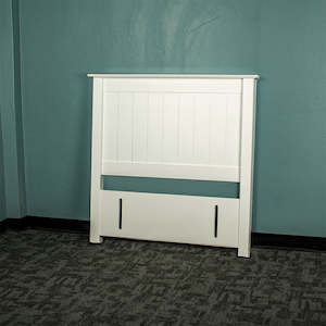 King Single Headboards: Hamilton King Single Size Pine Headboard (white)