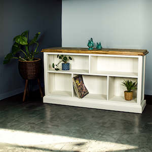 Versailles: Versailles Outback Oak Bookshelf (Off White)