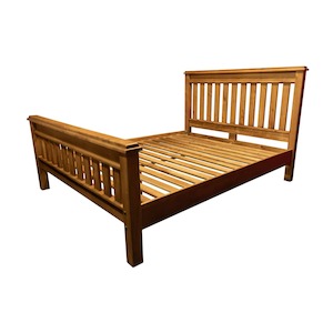Versailles Oak King Size Slat Bed