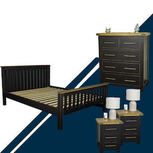 Cascais 4 Piece Queen Bedroom Suite