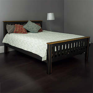 Cascais: Cascais Oak Top Queen Bed Frame