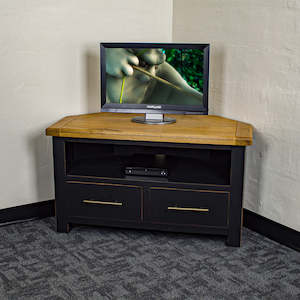Cascais Oak-top Corner Entertainment Unit