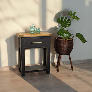 Cascais Black Hall Table