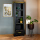 Cascais Tall Black Bookcase