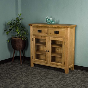 Vancouver Value 2 Drawer 2 Door Oak Sideboard
