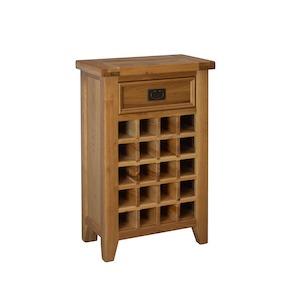 Vancouver Value: Vancouver Value Small Oak Sideboard with Wine Rack