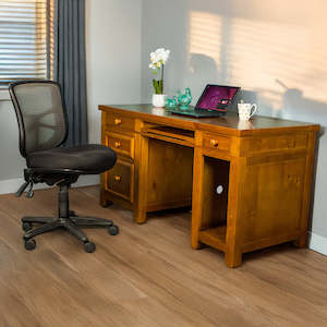 Desks: Cranford Computer Desk with Rimu Finish
