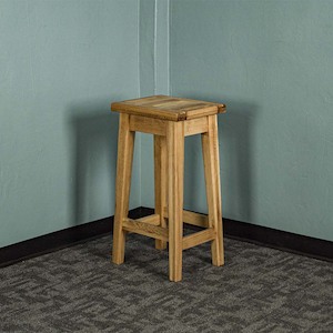 Bar Stools: Vienna Oak Bar Stool
