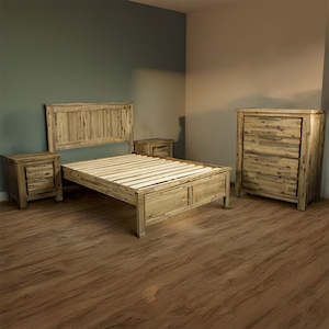 Mars 4 Piece Double Bedroom Suite with Tallboy