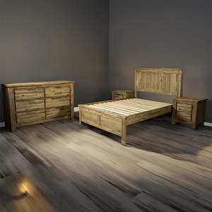 Mars 4 Piece Double Bedroom Suite with Lowboy