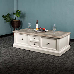 Biarritz 4 Drawer Extra-Large Coffee Table