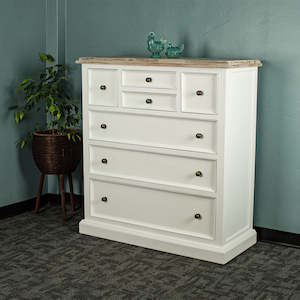 Biarritz Range: Biarritz 7 Drawer Tallboy / Chest of Drawer