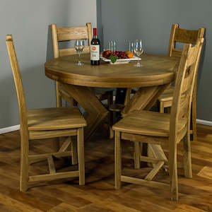 Amstel: Amstel 5 Piece Oak Dining Suite